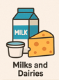 Milks and Dairies