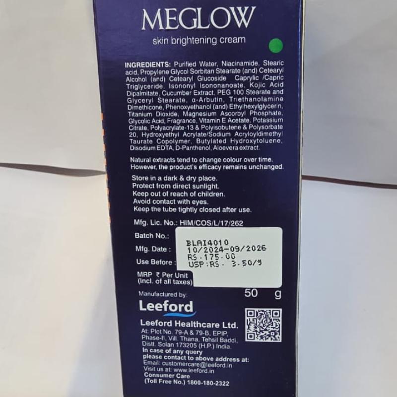 Me glow mens cream